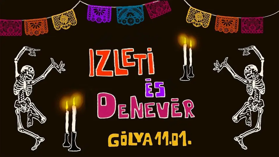 IZLETI (Belgrád) és DENEVÉR (Chile + Csepel) koncert Budapesten (Gólya)