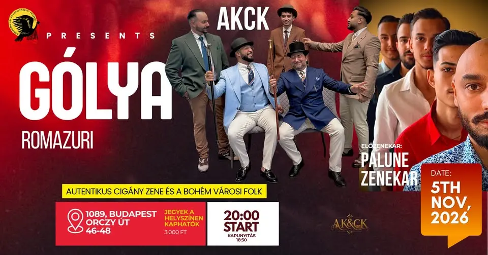A. Kovács és a Cigány Karaván // Palune Zenekar koncert Budapesten (Gólya)