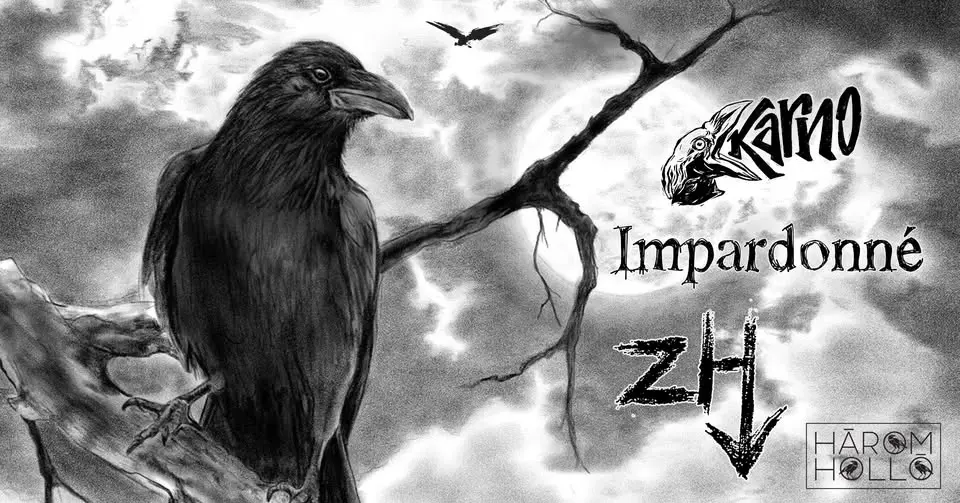 Noir Night Session 🌙 | Három Holló | Karno | Impardonné | Zuhanó Hónapok