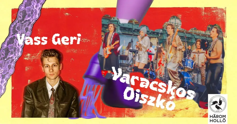 Vass Geri x Varacskos Diszkó koncert Budapesten (Három Holló)