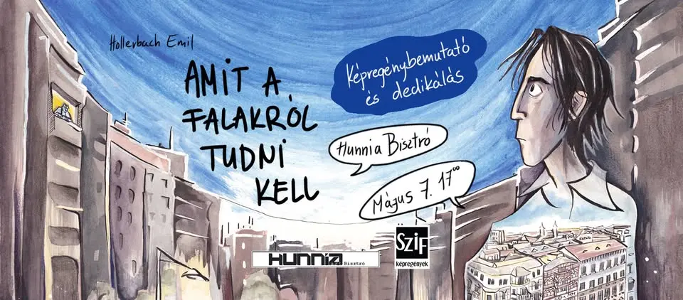 Amit a Falakról Tudni Kell - Képregénykötet bemutató és dedikálás koncert Budapesten (Hunnia Bisztró)