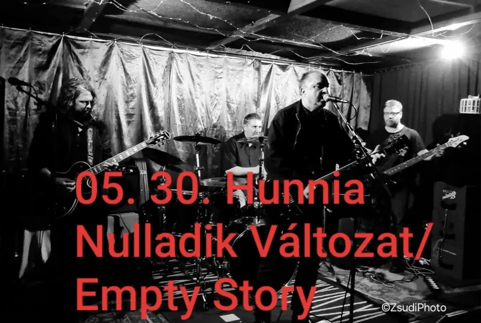 Nulladik Változat/Empty Story koncert Budapesten (Hunnia Bisztró)