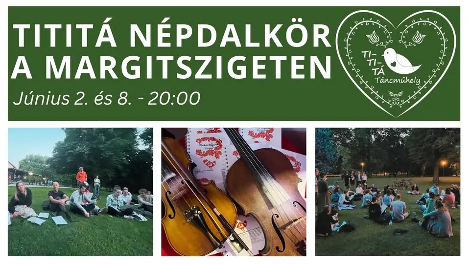 Ráadás Tititá népdalkörök a Margitszigeten 🎻 koncert Budapesten (Hunnia Bisztró)