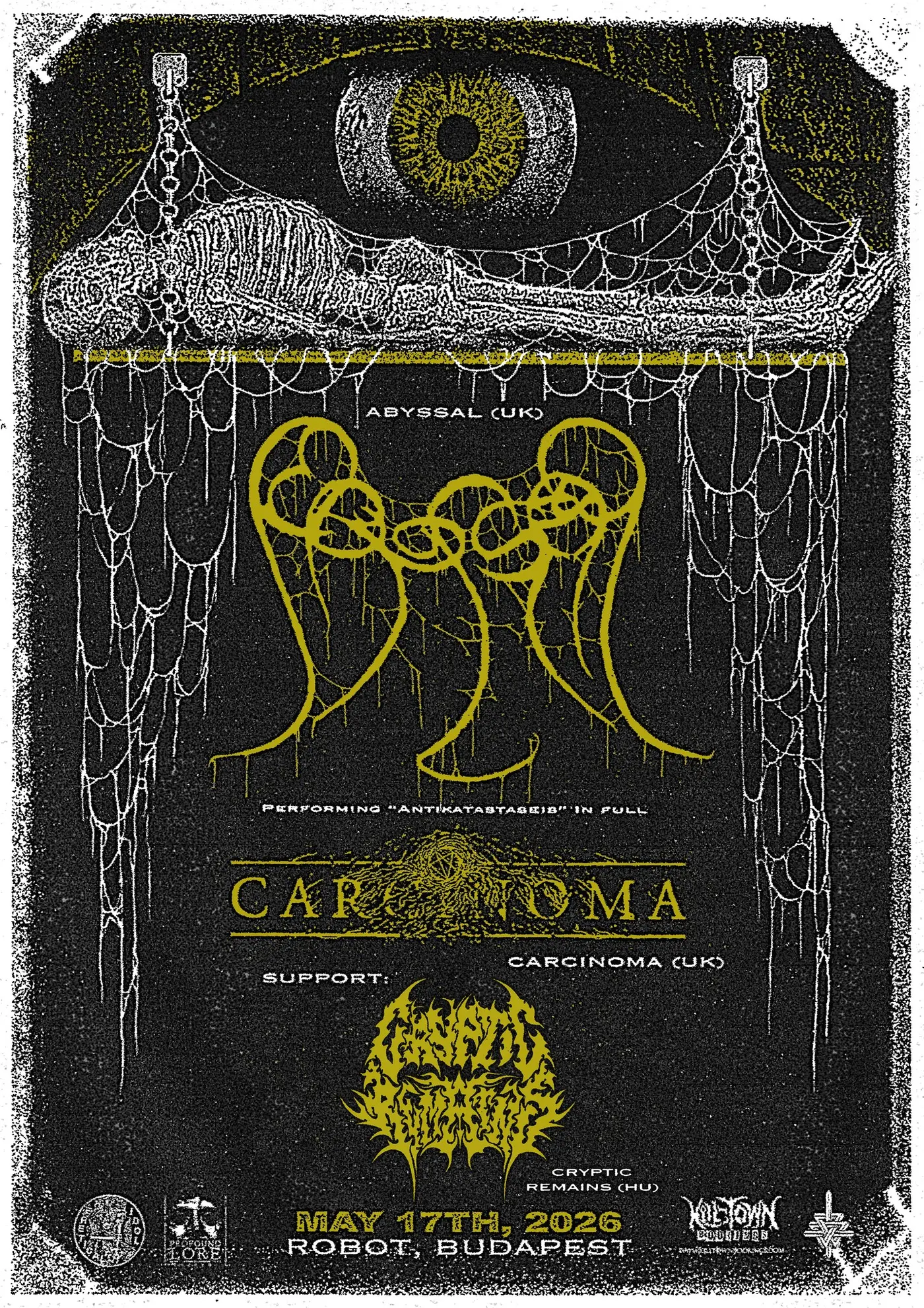 Abyssal (UK) – Carcinoma (UK) – Cryptic Remains a Robotban