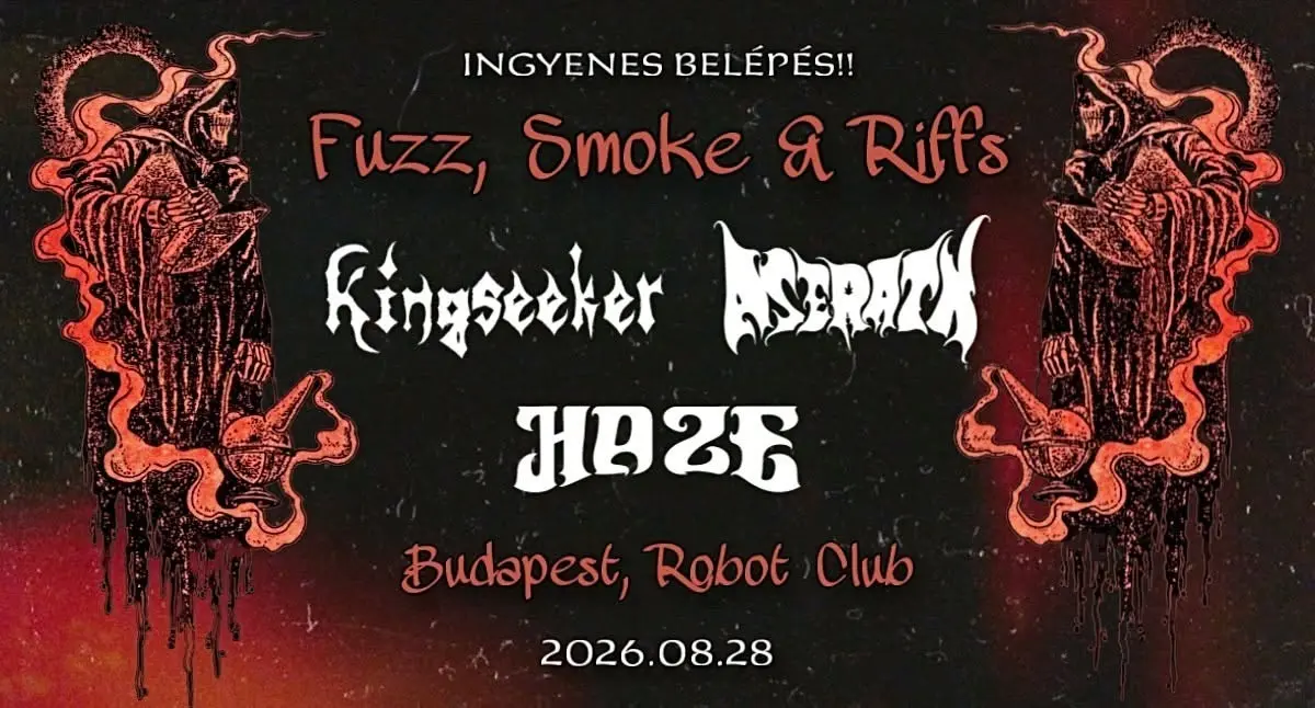 KINGSEEKER x HAZE x ASERATH — ROBOT koncert Budapesten (Instant-Fogas Komplexum)