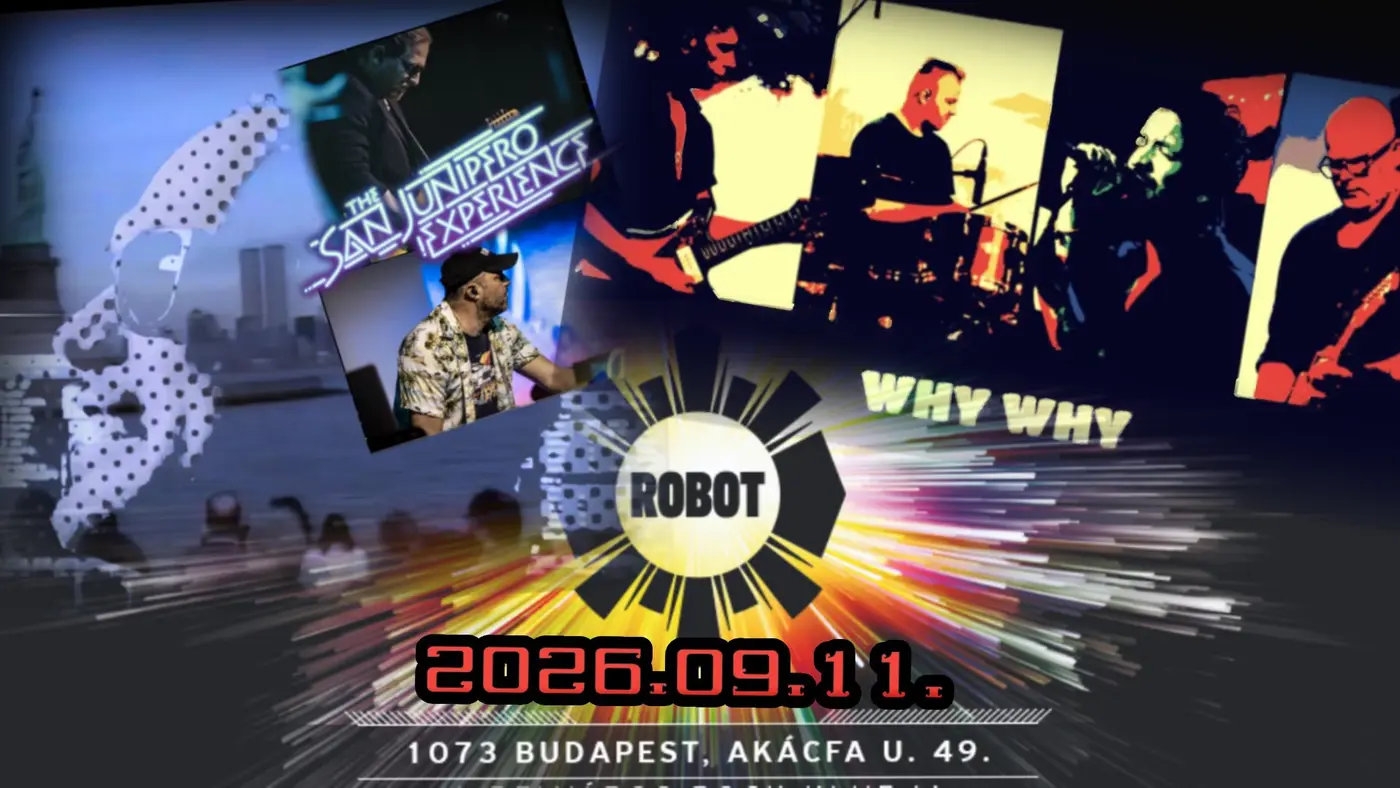 WHY WHY x The San Junipero Experience • ROBOT koncert Budapesten (Instant-Fogas Komplexum)