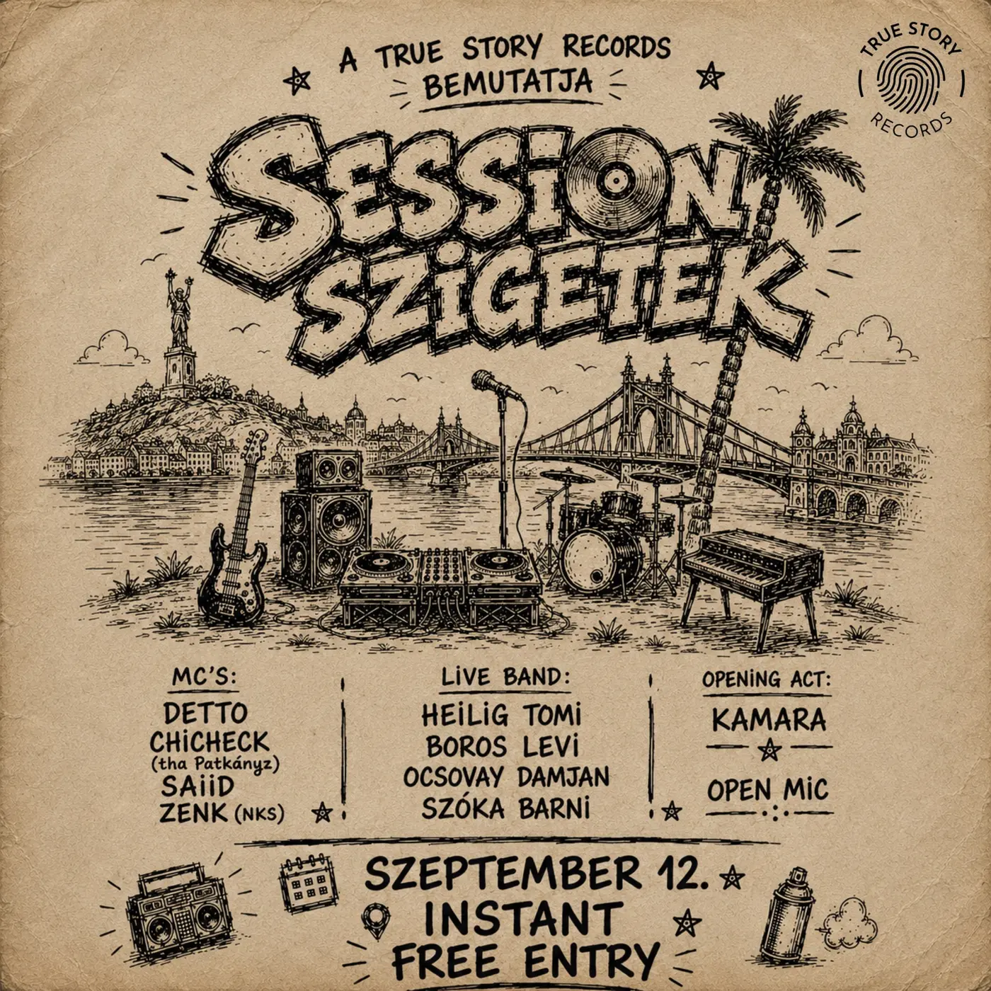 InStart // Session Szigetek • INSTANT // Ingyenes koncert Budapesten (Instant-Fogas Komplexum)