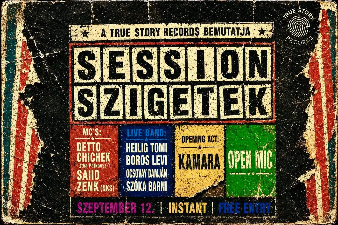 InStart // Session Szigetek • INSTANT // Ingyenes koncert Budapesten (Instant-Fogas Komplexum)