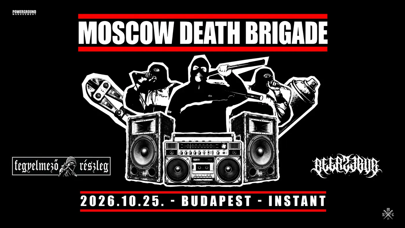 MOSCOW DEATH BRIGADE (RUS) @ INSTANT + Beerzebub / Fegyelmező Részleg koncert Budapesten (Instant-Fogas Komplexum)