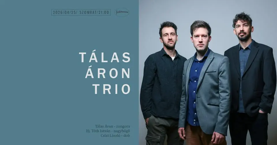 Tálas Áron Trio koncert Budapesten (Jedermann)