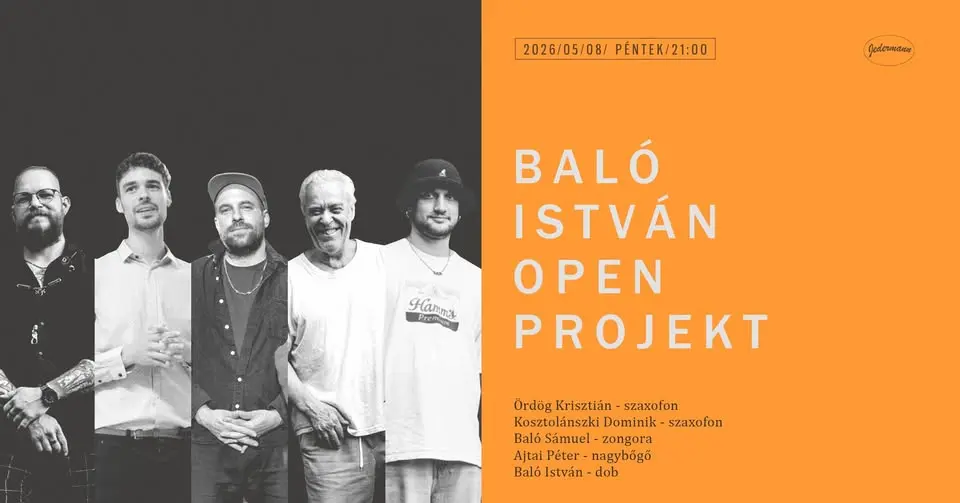 Baló István Open Projekt koncert Budapesten (Jedermann)