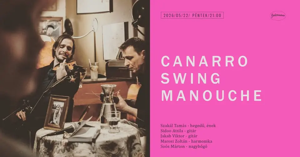Canarro Swing Manouche koncert Budapesten (Jedermann)