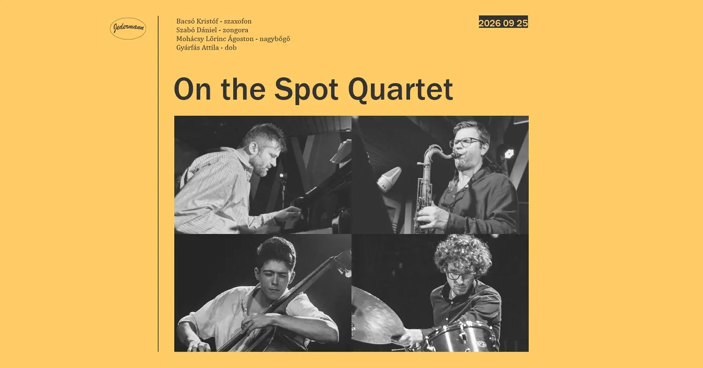 On the Spot Quartet koncert Budapesten (Jedermann)