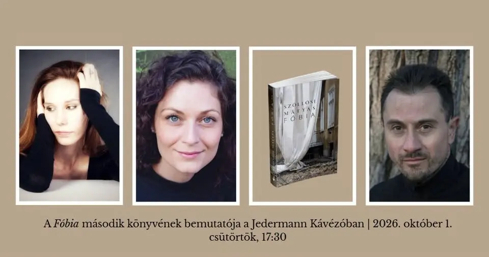A Fóbia második könyvének bemutatója a Jedermann Kávézóban koncert Budapesten (Jedermann)