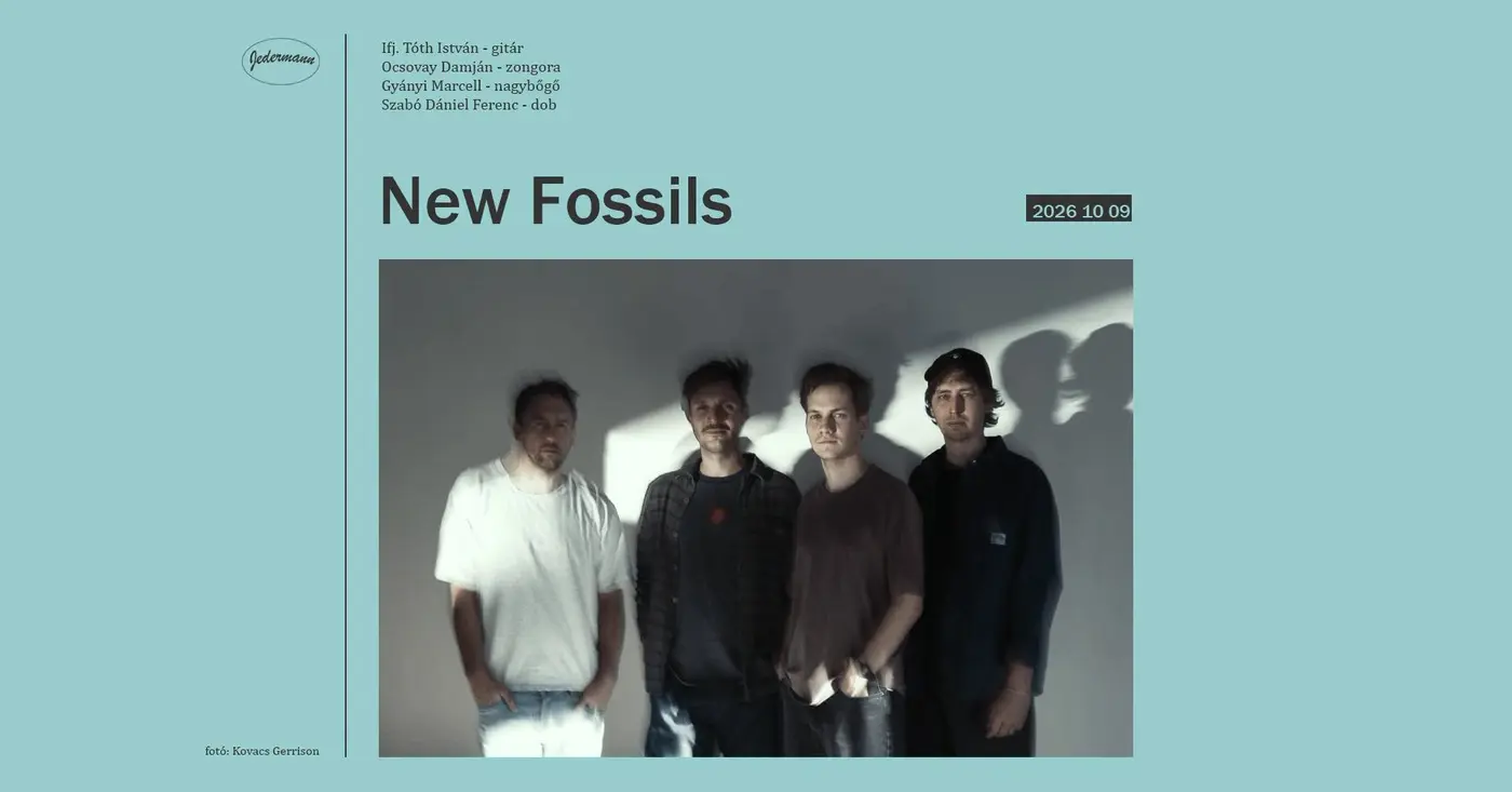 New Fossils koncert Budapesten (Jedermann)
