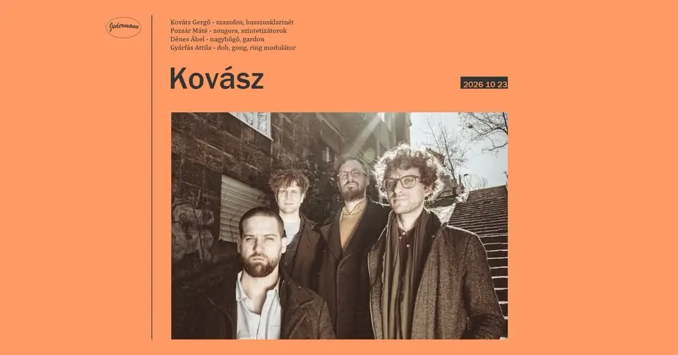 Kovász koncert Budapesten (Jedermann)