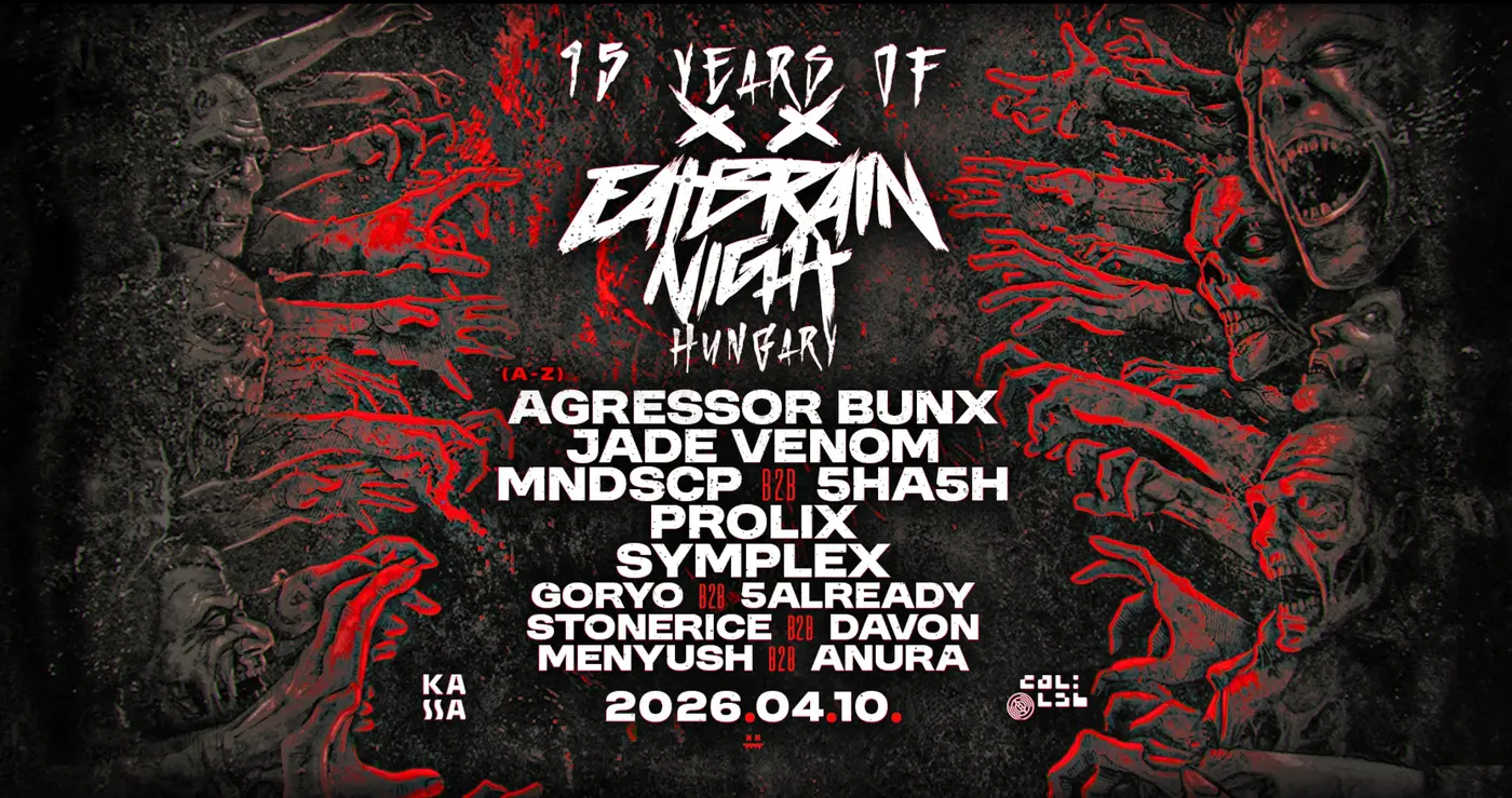 15 YEARS OF EATBRAIN w/ Agressor Bunx, Prolix, Symplex, Jade Venom, MNDSCP b2b 5HA5H