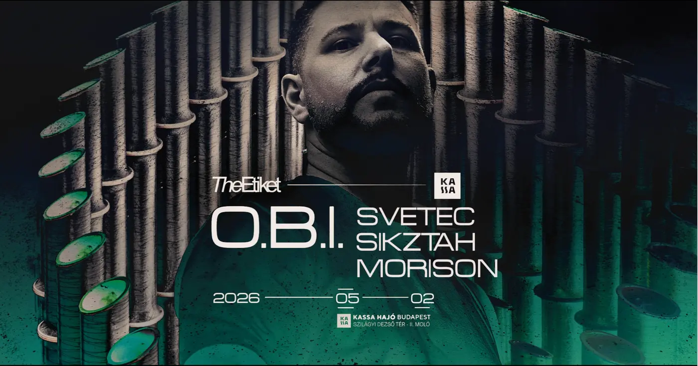 The Etiket w/ O.B.I. (3h Extended Set) | SveTec | Sikztah | Morison | 05.02. | Kassa Boat koncert Budapesten (Kassa Hajó)