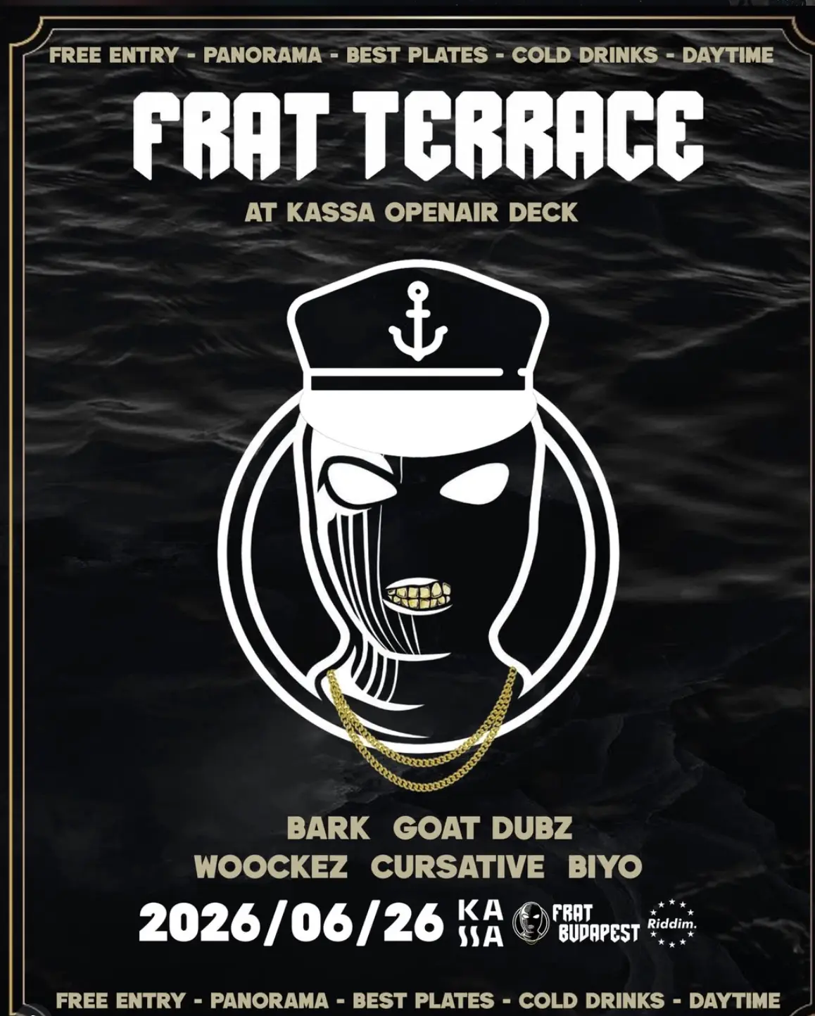 FRAT TERRACE koncert Budapesten (Kassa Hajó)