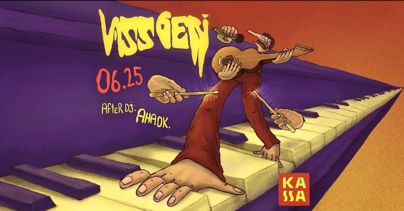 Vass Geri | Kassa Deck Sessions + After: AHAOK. koncert Budapesten (Kassa Hajó)