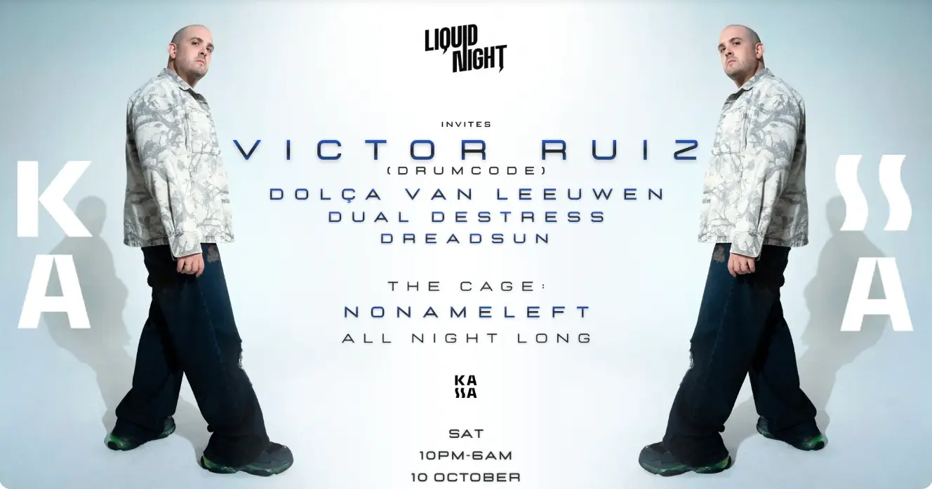 Liquid Night invites VICTOR RUIZ koncert Budapesten (Kassa Hajó)