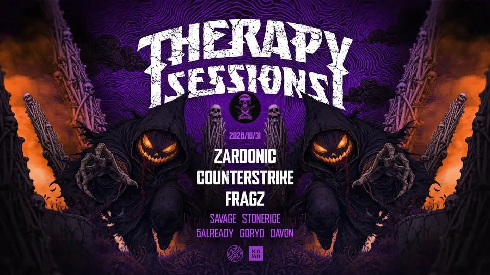 Therapy Sessions Halloween w/ Zardonic, Counterstrike, Fragz koncert Budapesten (Kassa Hajó)