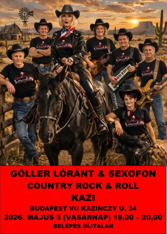 Göller Lóránt & Sexofon koncert Budapesten (KAZI)