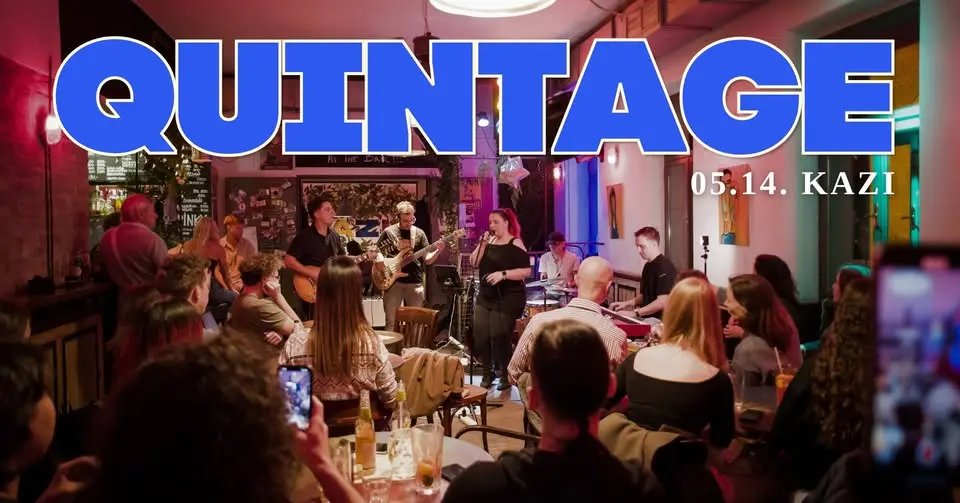 Quintage koncert Budapesten (KAZI)