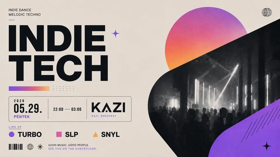 indie tech koncert Budapesten (KAZI)
