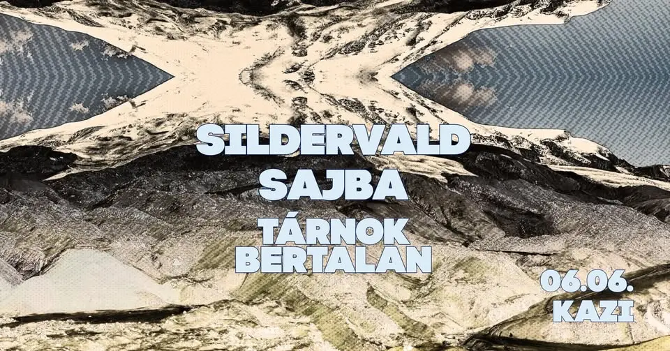 Sildervald x Sajba x Tárnok Bertalan koncert Budapesten (KAZI)