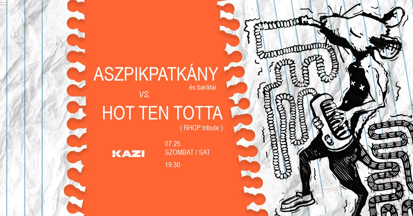 ASZPIKPATKÁNY X HOT TEN TOTTA koncert Budapesten (KAZI)