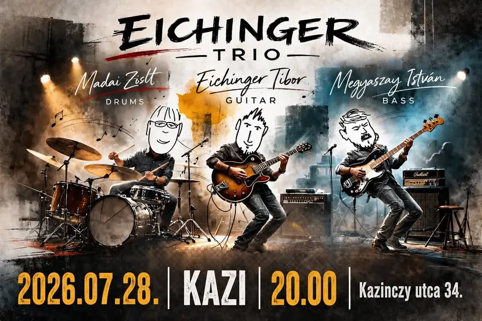 Eichinger Trió koncert Budapesten (KAZI)