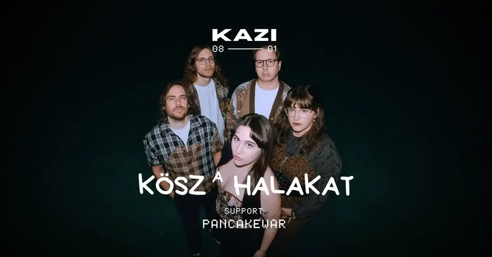 Kösz a halakat x Pancakewar koncert Budapesten (KAZI)