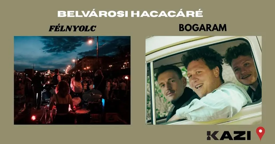 Bogaram x Félnyolc koncert Budapesten (KAZI)