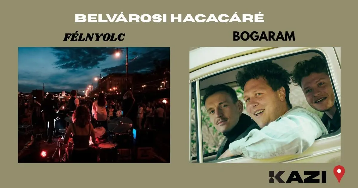 Bogaram x Félnyolc koncert Budapesten (KAZI)
