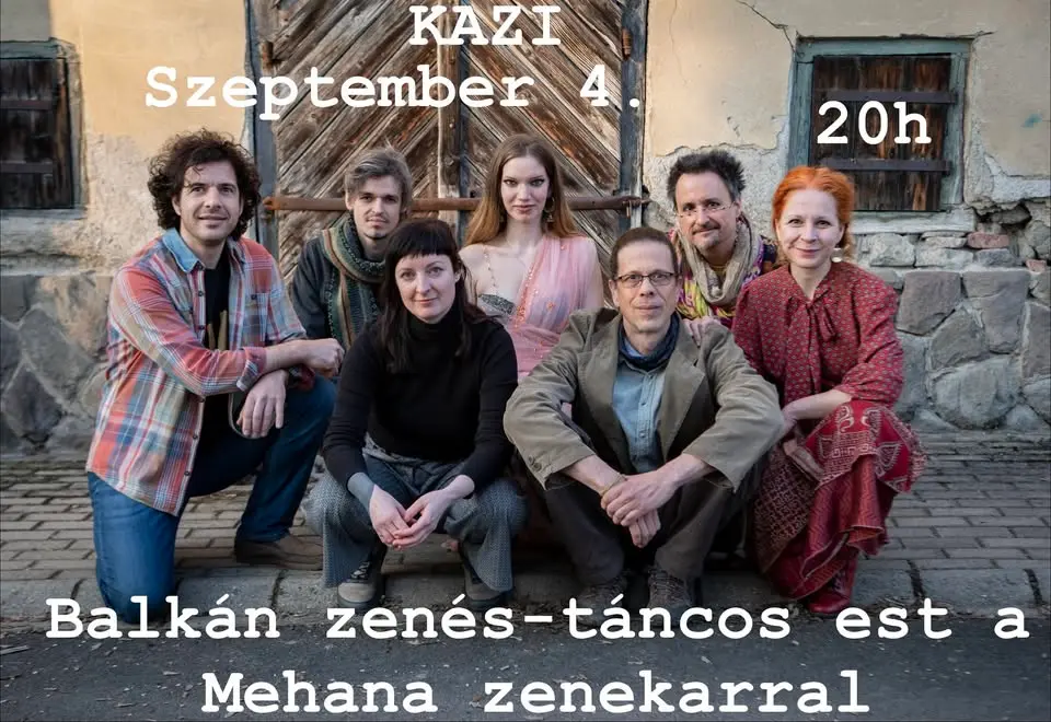 Mehana Repeta - Balkán táncos est koncert Budapesten (KAZI)