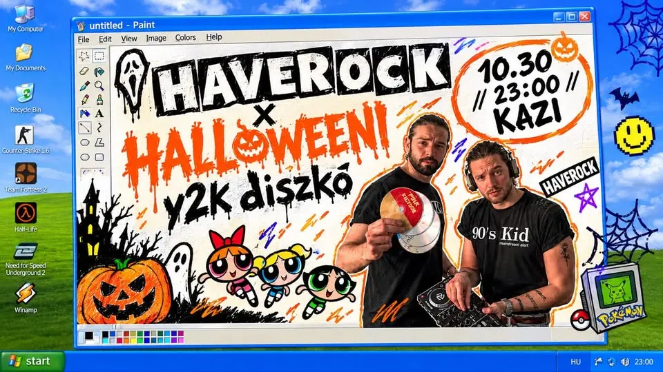 HAVEROcK x Halloweeni Y2K diszkó koncert Budapesten (KAZI)