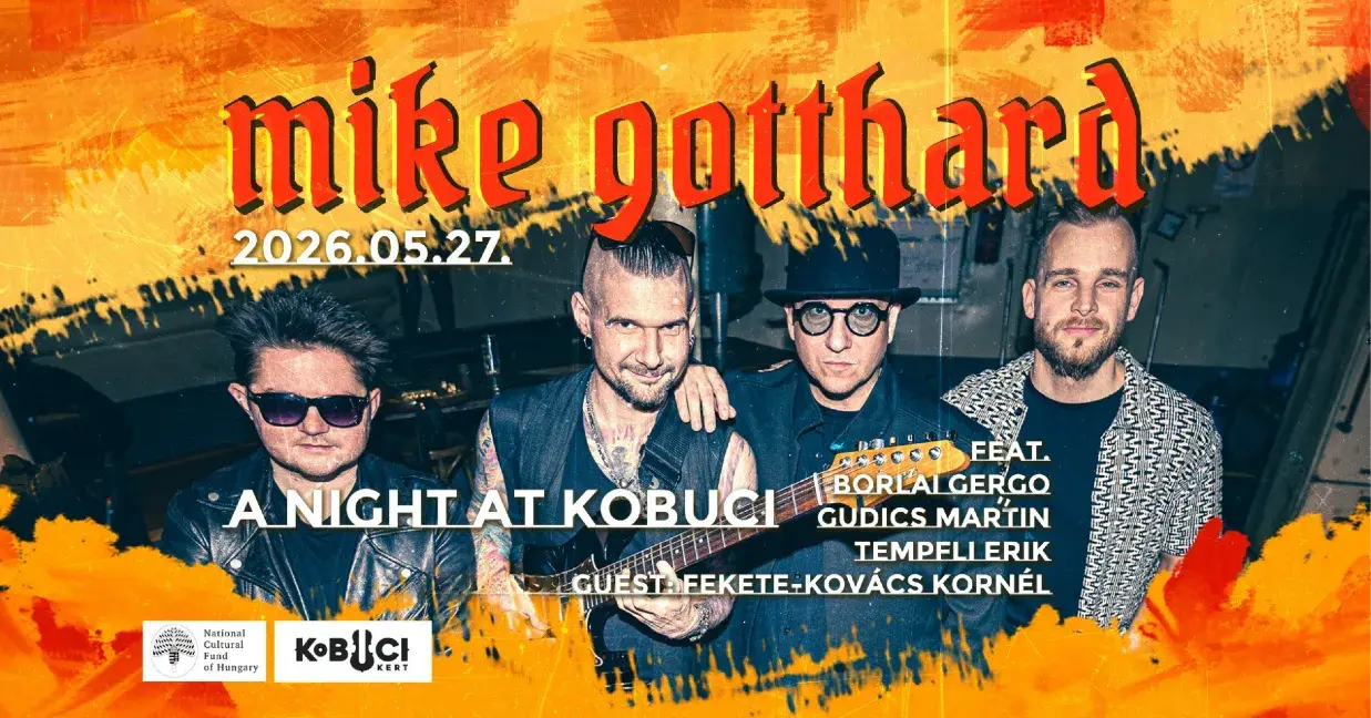Mike Gotthard – Sensual Brutality koncert Budapesten (Kobuci Kert)