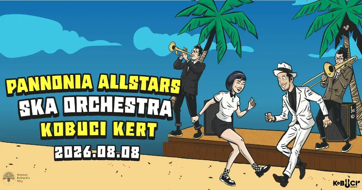 Pannonia Allstars Ska Orchestra koncert Budapesten (Kobuci Kert)