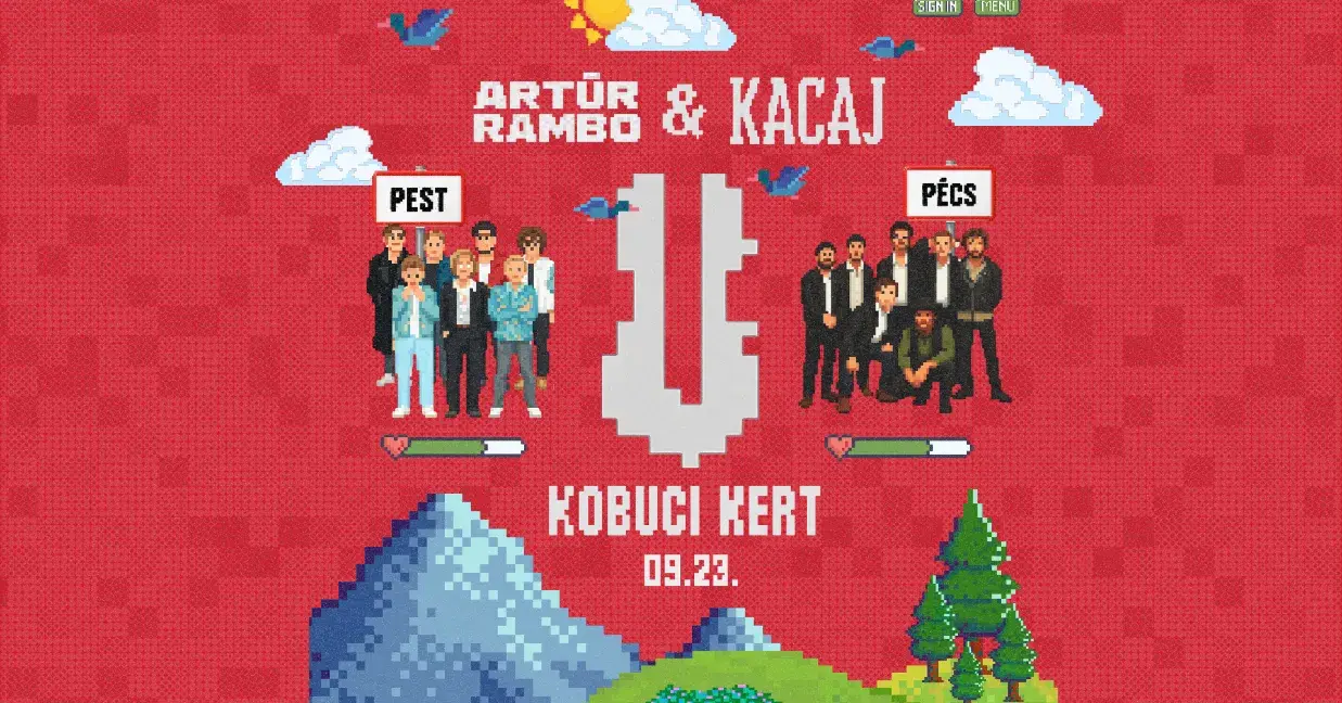 Artúr Rambo & Kacaj koncert Budapesten (Kobuci Kert)