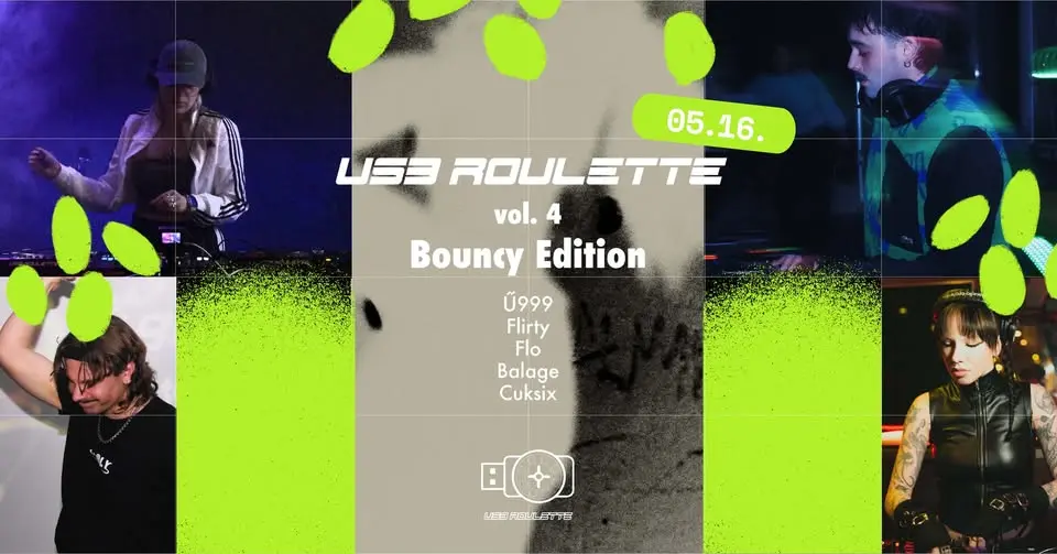 USB ROULETTE vol.4. / bouncy edition koncert Budapesten (Központ)