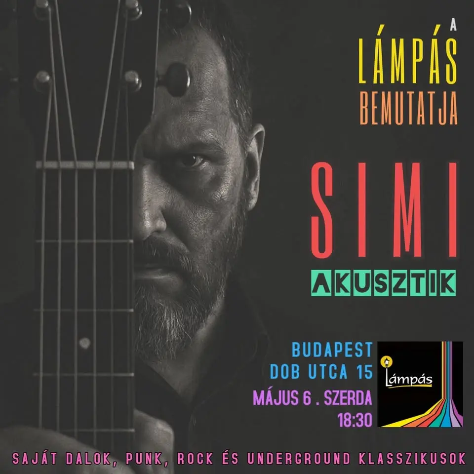 Baskó Simon koncert Budapesten (Lámpás)