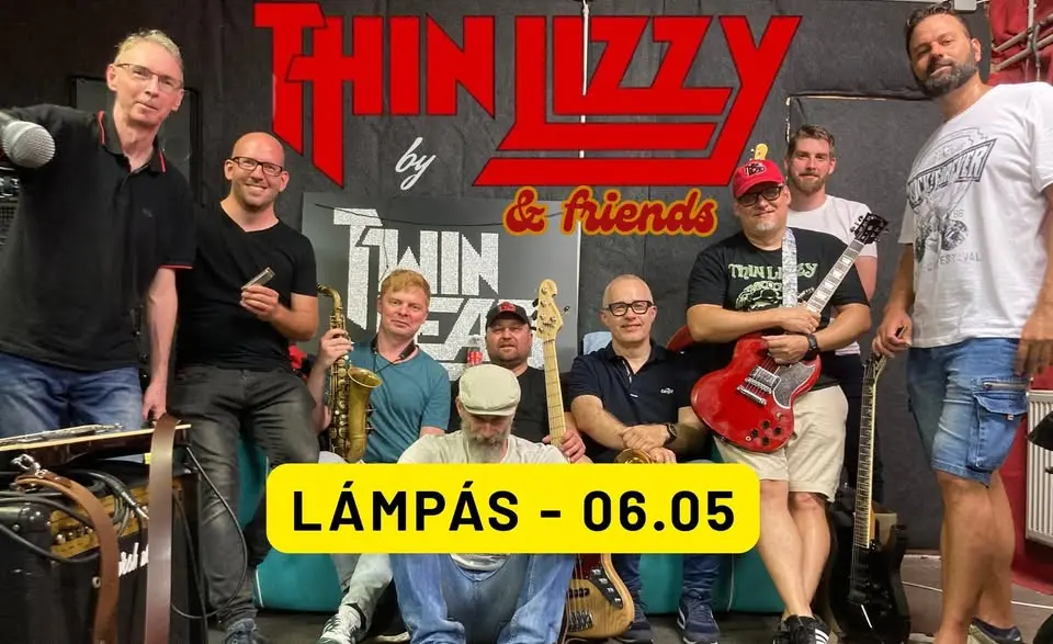 Thin Lizzy Tribute | Gary Moore’s Blues | Zenekari szülinap vendégekel | Ingyenes! koncert Budapesten (Lámpás)