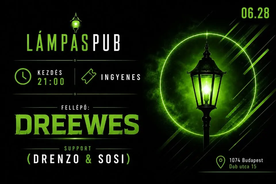 Dreewes & Lámpás koncert Budapesten (Lámpás)
