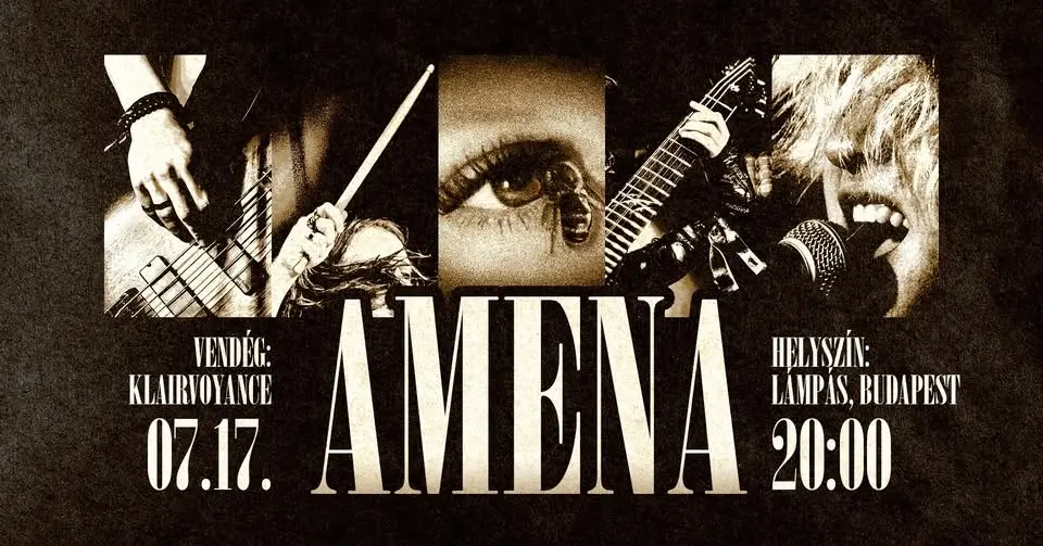 Amena x Klairvoyance koncert Budapesten (Lámpás)