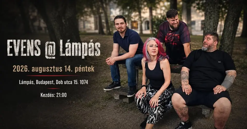 EVENS koncert Budapesten (Lámpás)