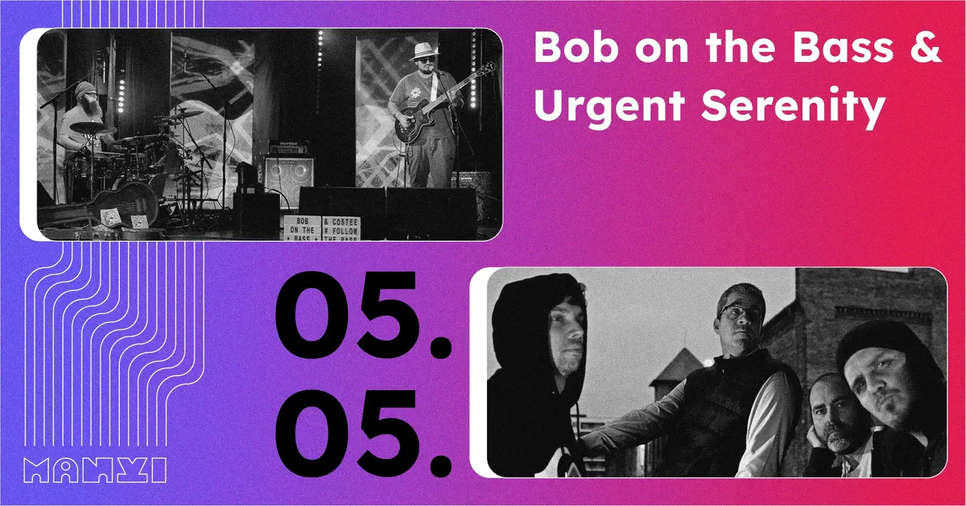 Bob and the Bass & Urgent Serenity koncert Budapesten (Manyi-Kulturális Műhely)