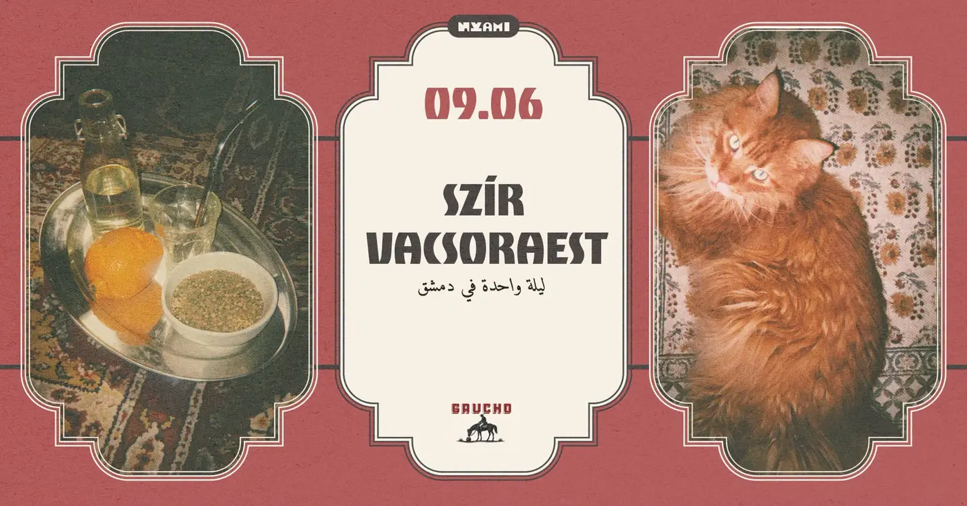 Szír Vacsoraest @Nyami koncert Budapesten (Manyi-Kulturális Műhely)