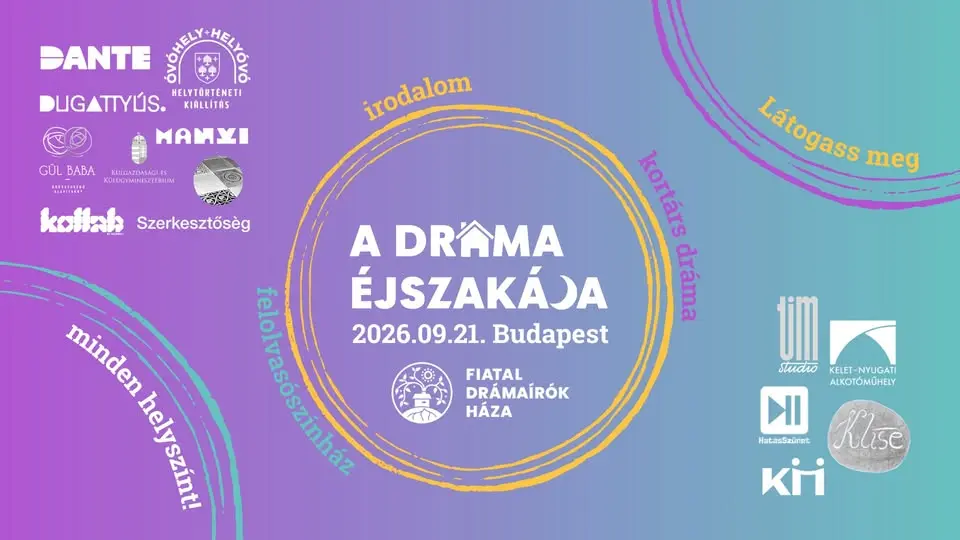 A Dráma Éjszakája 2026 koncert Budapesten (Manyi-Kulturális Műhely)