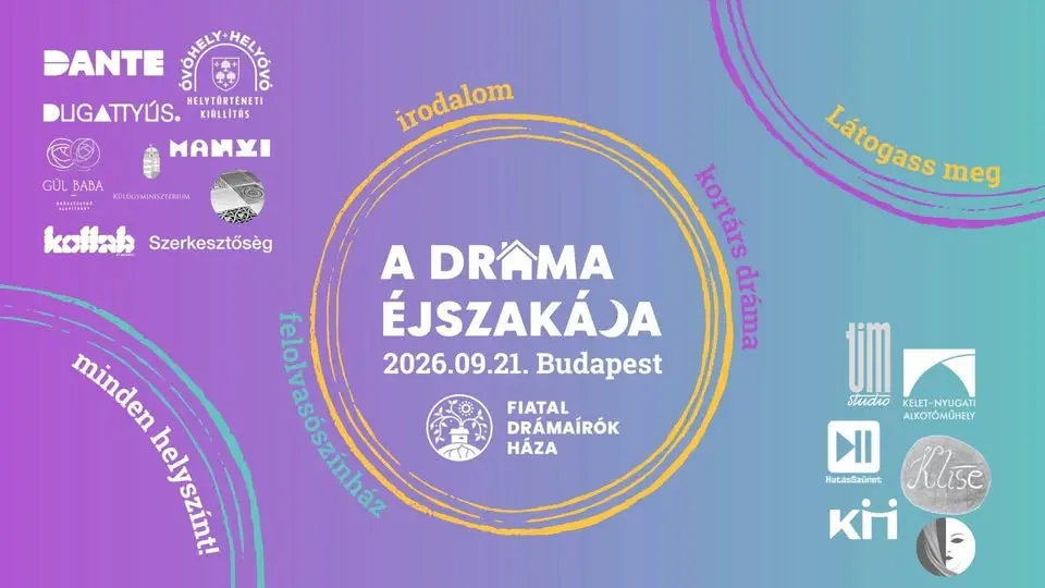A Dráma Éjszakája 2026 koncert Budapesten – Manyi-Kulturális Műhely
